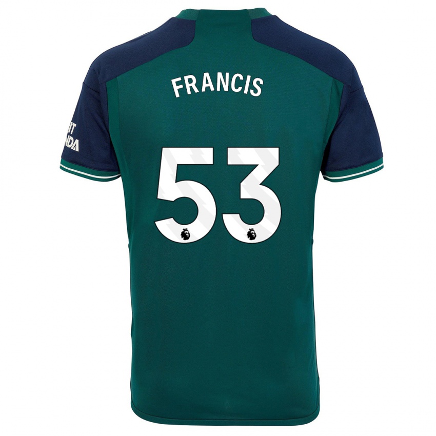 Pánské Jack Henry Francis #53 Zelená Třetí Hráčské Dresy 2023/24 Dres