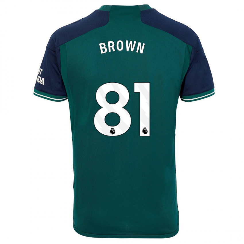 Pánské Luis Brown #81 Zelená Třetí Hráčské Dresy 2023/24 Dres