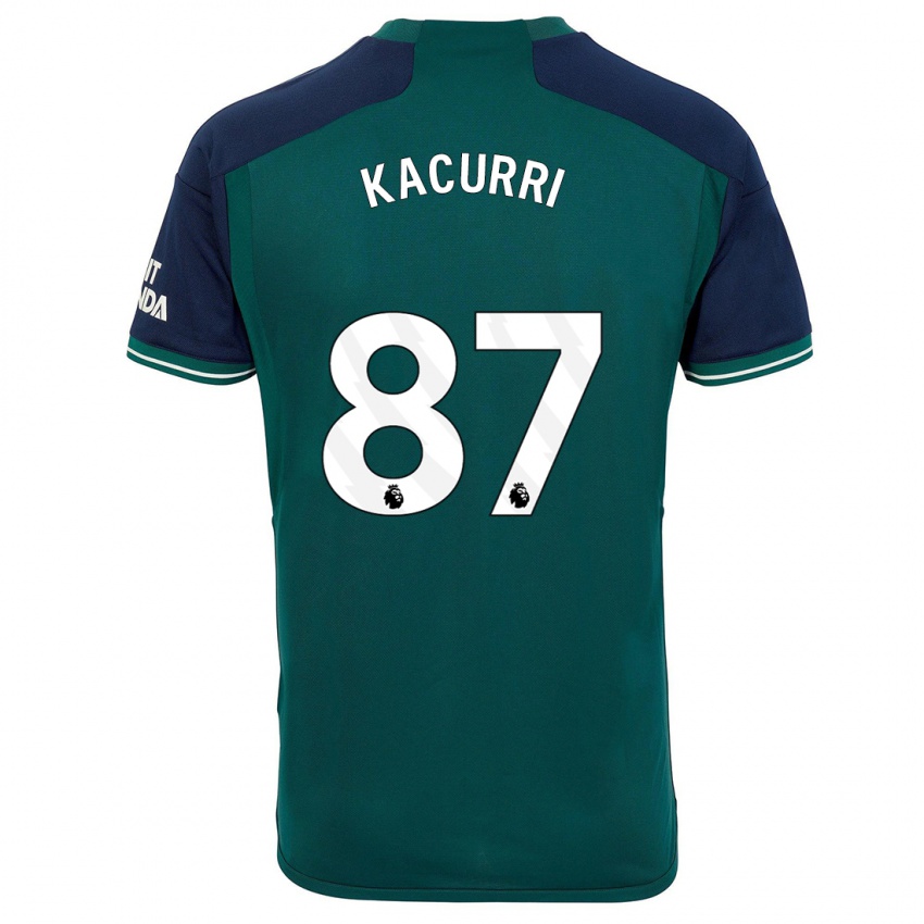 Pánské Maldini Kacurri #87 Zelená Třetí Hráčské Dresy 2023/24 Dres