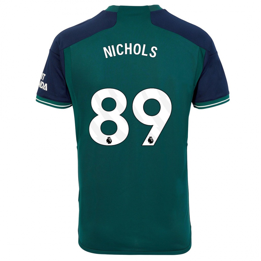 Pánské Josh Nichols #89 Zelená Třetí Hráčské Dresy 2023/24 Dres