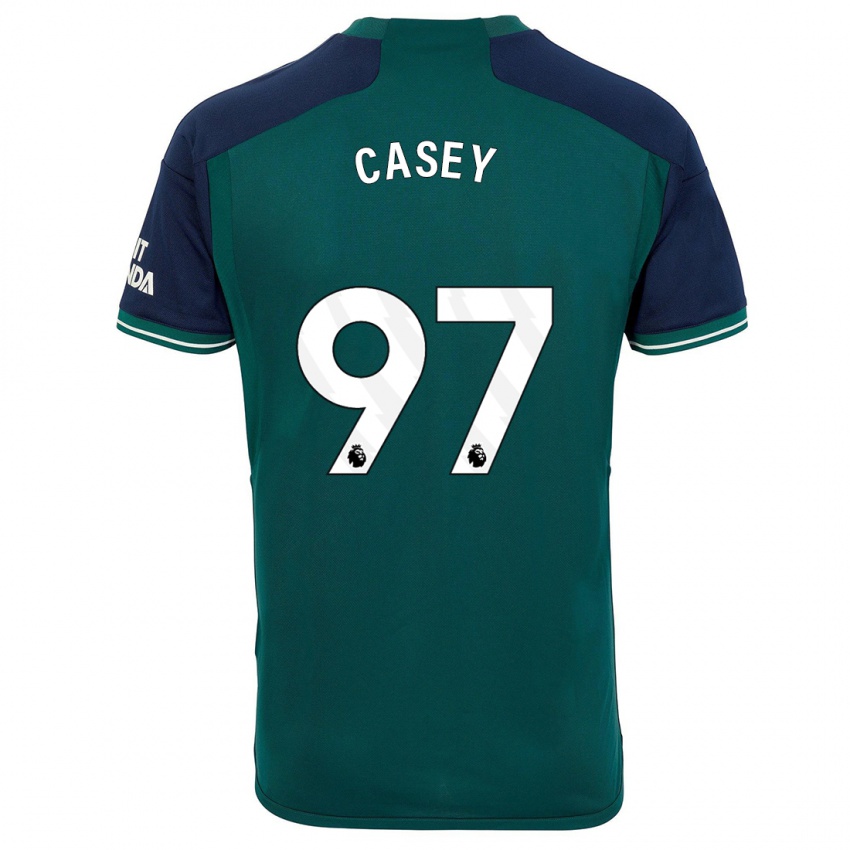 Pánské Dan Casey #97 Zelená Třetí Hráčské Dresy 2023/24 Dres