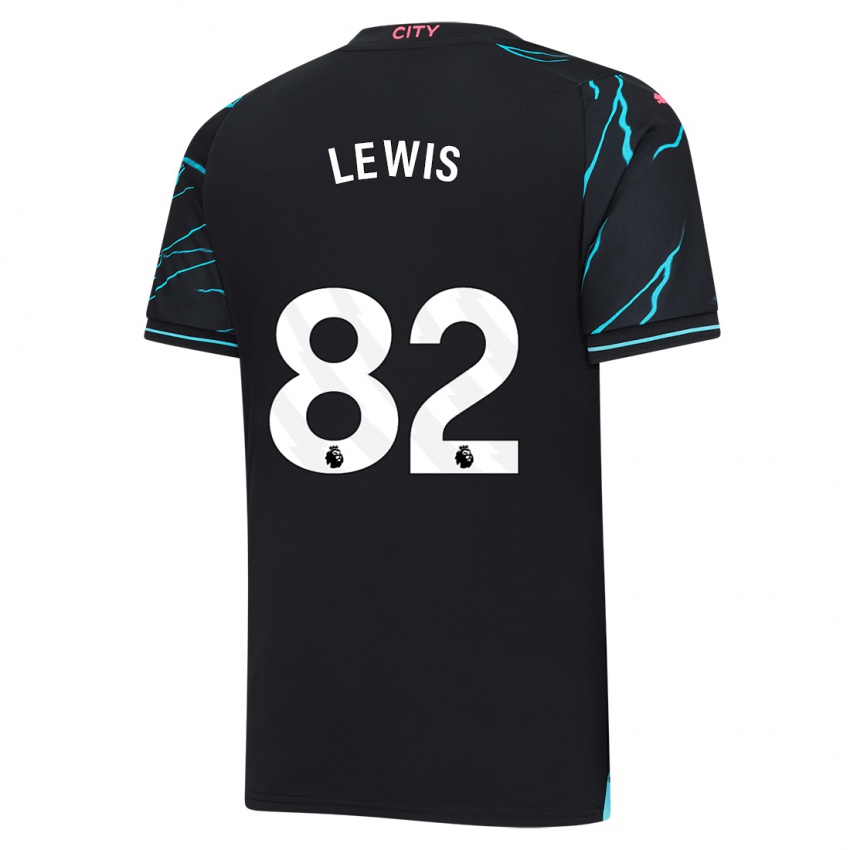 Pánské Rico Lewis #82 Tmavě Modrá Třetí Hráčské Dresy 2023/24 Dres