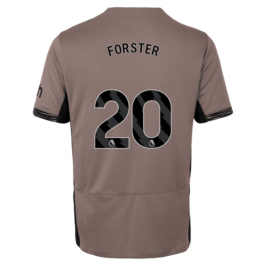 Pánské Fraser Forster #20 Tmavě Béžová Třetí Hráčské Dresy 2023/24 Dres