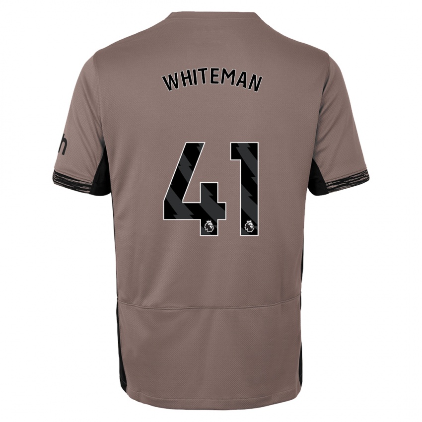 Pánské Alfie Whiteman #41 Tmavě Béžová Třetí Hráčské Dresy 2023/24 Dres