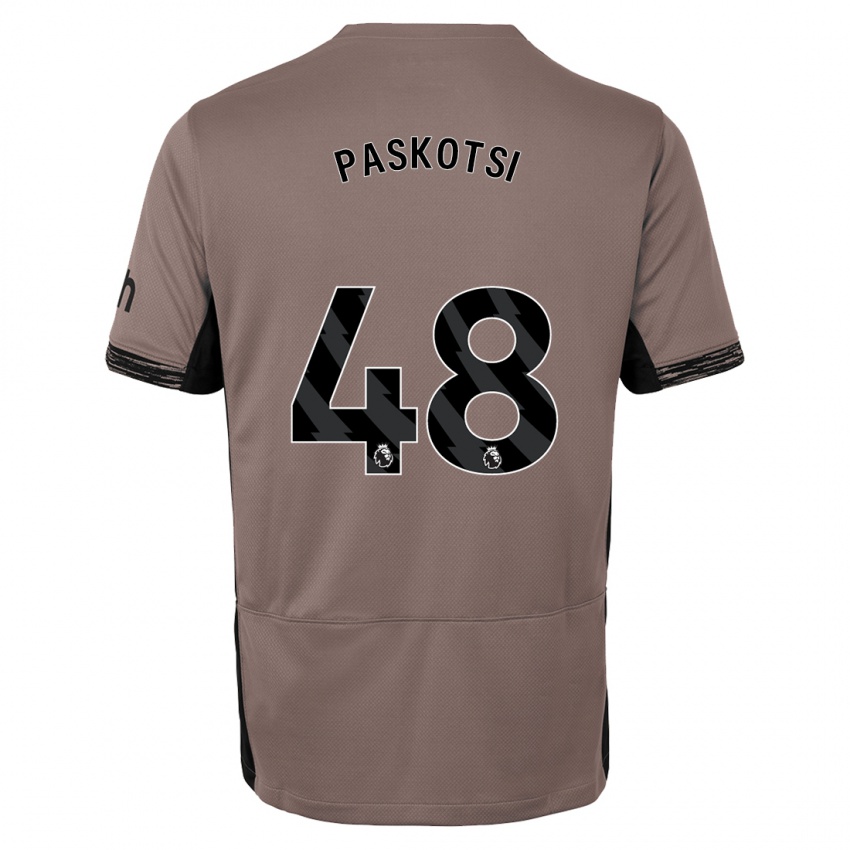 Pánské Maksim Paskotsi #48 Tmavě Béžová Třetí Hráčské Dresy 2023/24 Dres