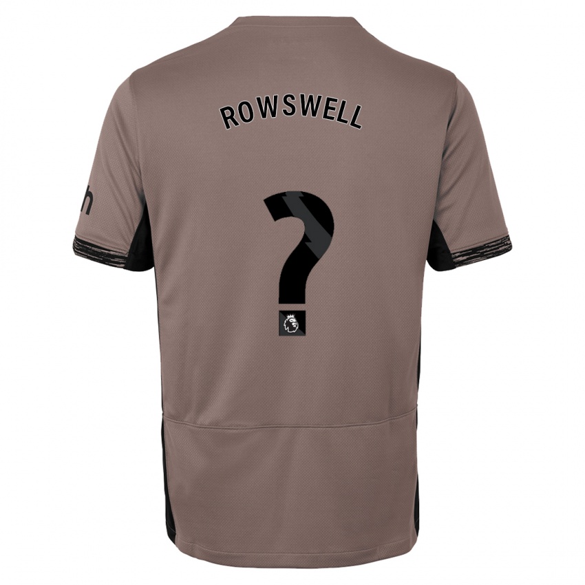 Pánské James Rowswell #0 Tmavě Béžová Třetí Hráčské Dresy 2023/24 Dres