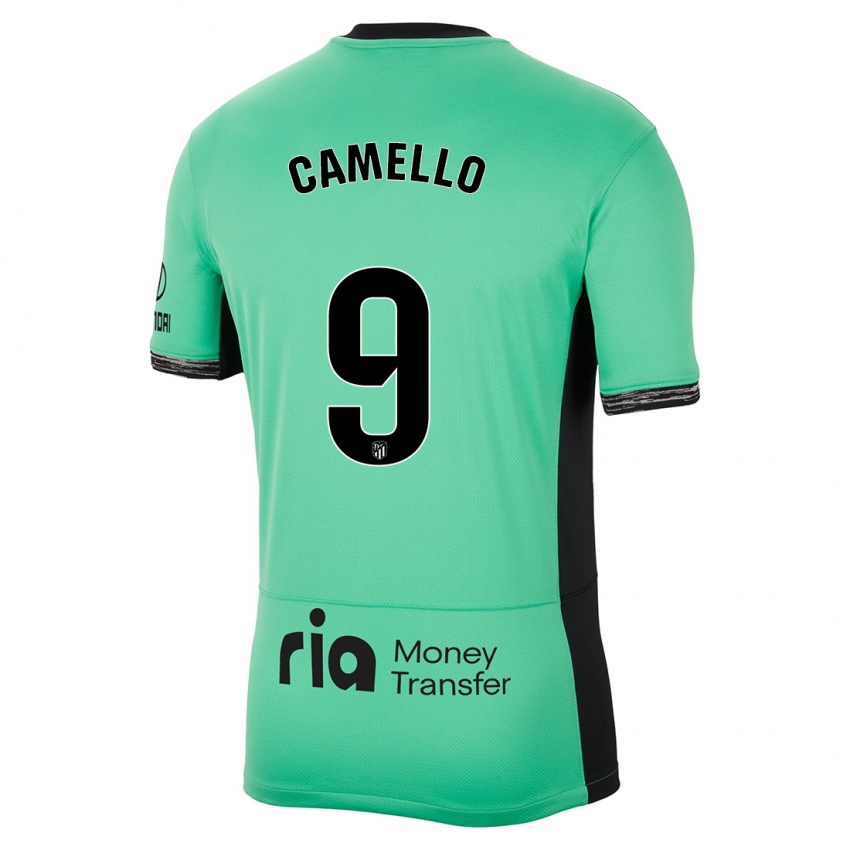 Pánské Sergio Camello #9 Jarní Zelená Třetí Hráčské Dresy 2023/24 Dres