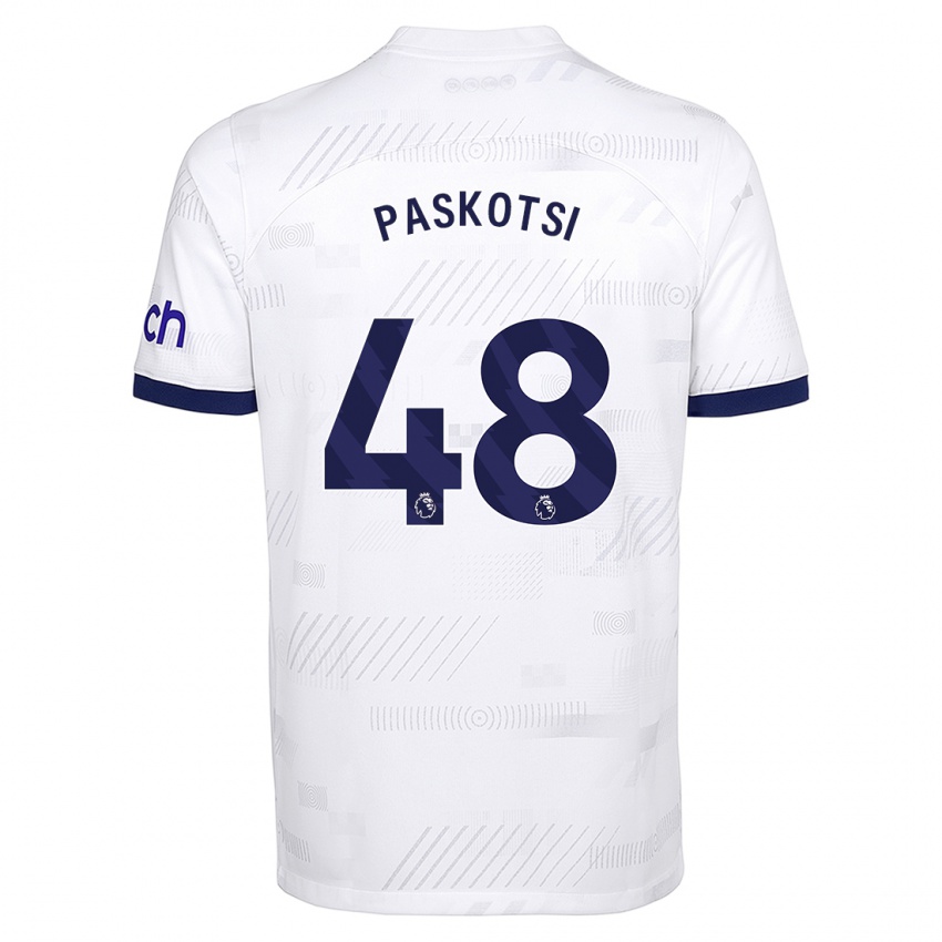 Dámské Maksim Paskotsi #48 Bílý Domů Hráčské Dresy 2023/24 Dres