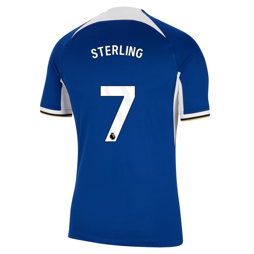 Dámské Raheem Sterling #7 Modrý Domů Hráčské Dresy 2023/24 Dres