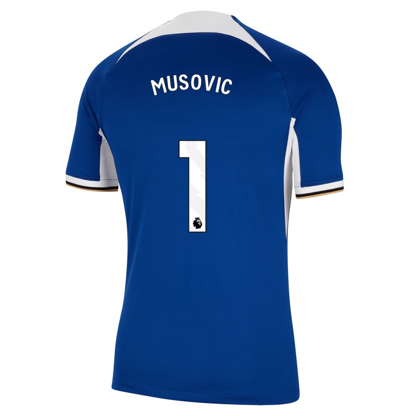 Dámské Zecira Musovic #1 Modrý Domů Hráčské Dresy 2023/24 Dres