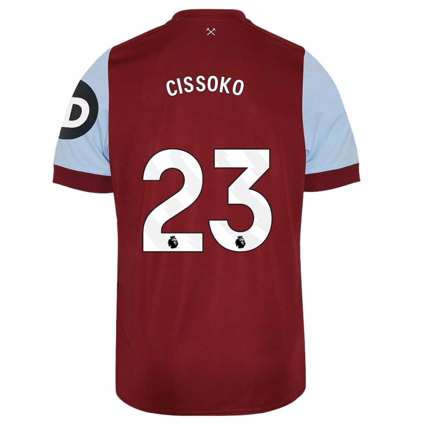 Dámské Hawa Cissoko #23 Maroon Domů Hráčské Dresy 2023/24 Dres