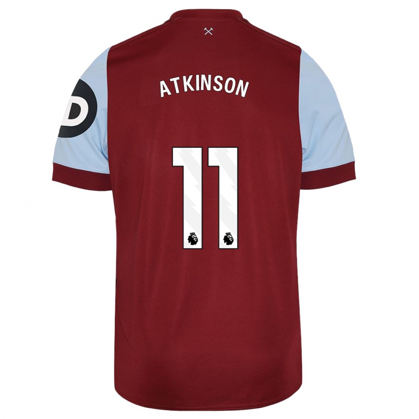 Dámské Izzy Atkinson #11 Maroon Domů Hráčské Dresy 2023/24 Dres