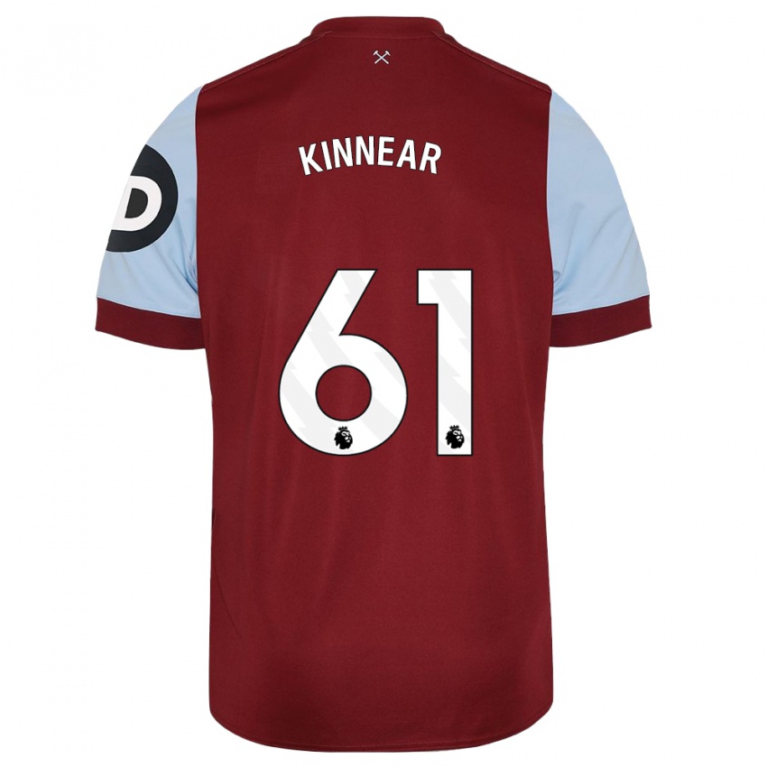 Dámské Brian Kinnear #61 Maroon Domů Hráčské Dresy 2023/24 Dres