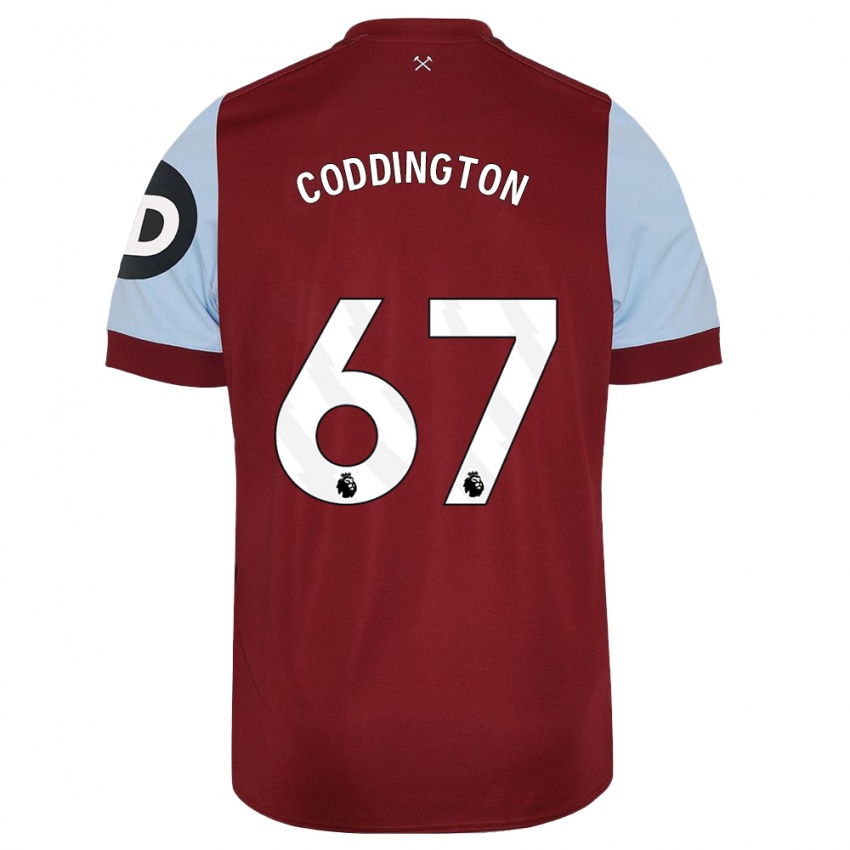 Dámské Remy Coddington #67 Maroon Domů Hráčské Dresy 2023/24 Dres