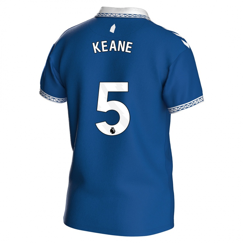 Dámské Michael Keane #5 Královská Modrá Domů Hráčské Dresy 2023/24 Dres