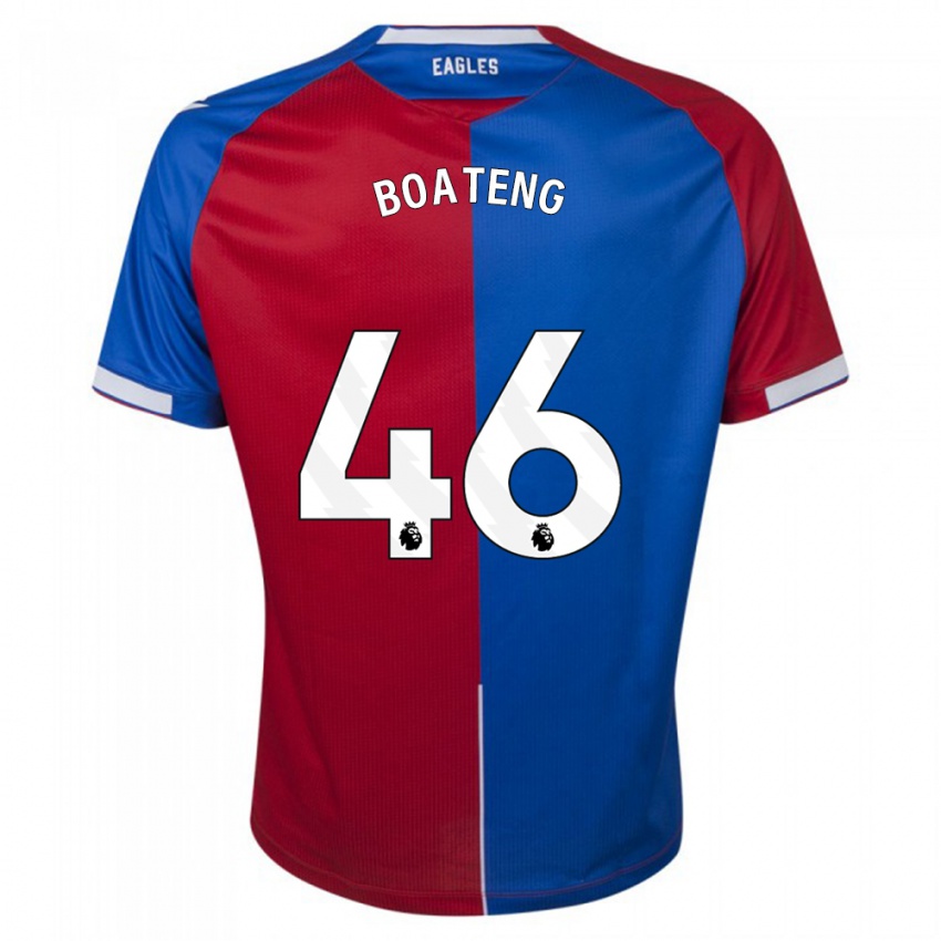 Dámské Malachi Boateng #46 Červená Modrá Domů Hráčské Dresy 2023/24 Dres