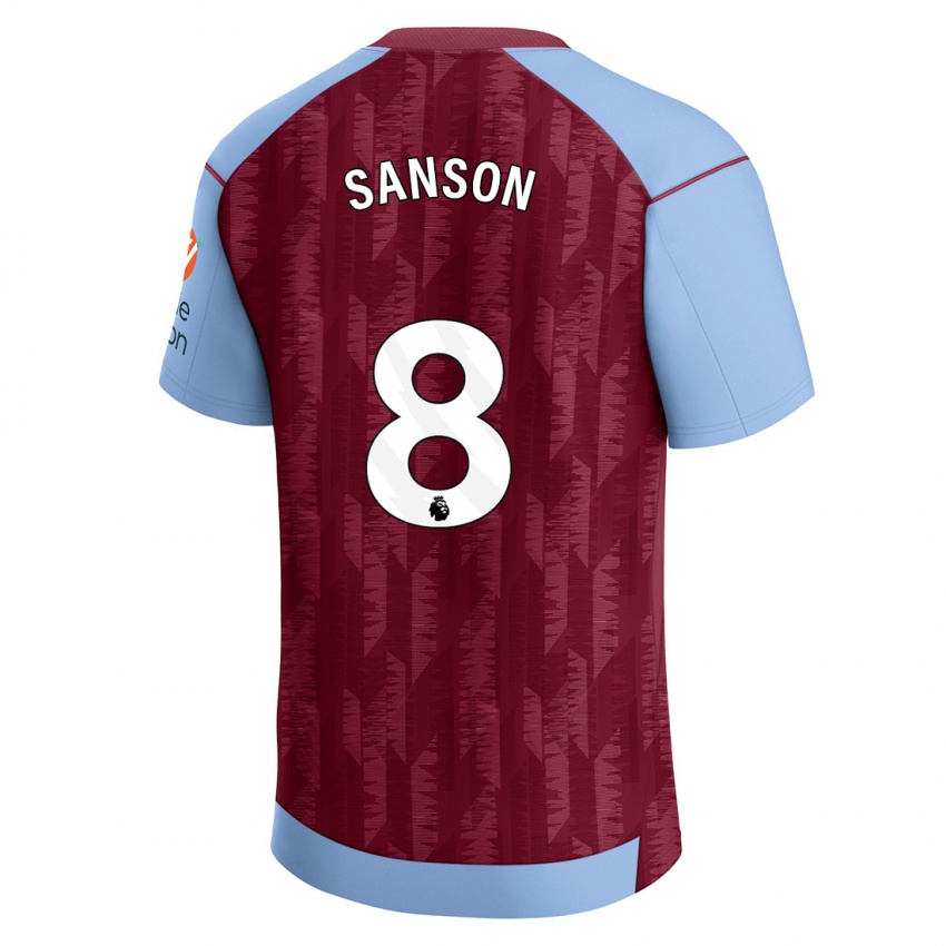 Dámské Morgan Sanson #8 Claretblue Domů Hráčské Dresy 2023/24 Dres