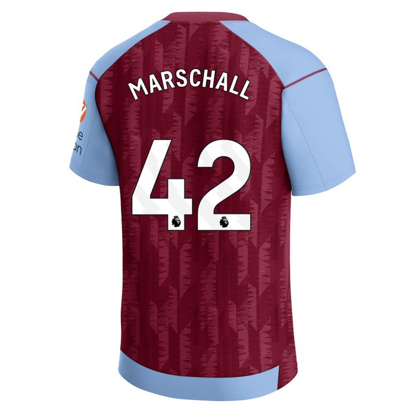 Dámské Filip Marschall #42 Claretblue Domů Hráčské Dresy 2023/24 Dres