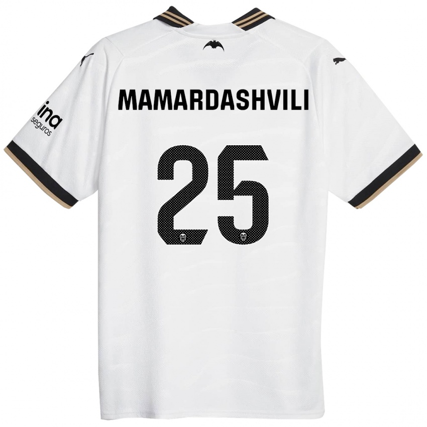 Dámské Giorgi Mamardashvili #25 Bílý Domů Hráčské Dresy 2023/24 Dres