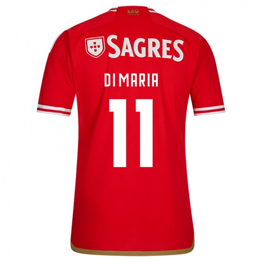 Dámské Angel Di Maria #11 Červené Domů Hráčské Dresy 2023/24 Dres