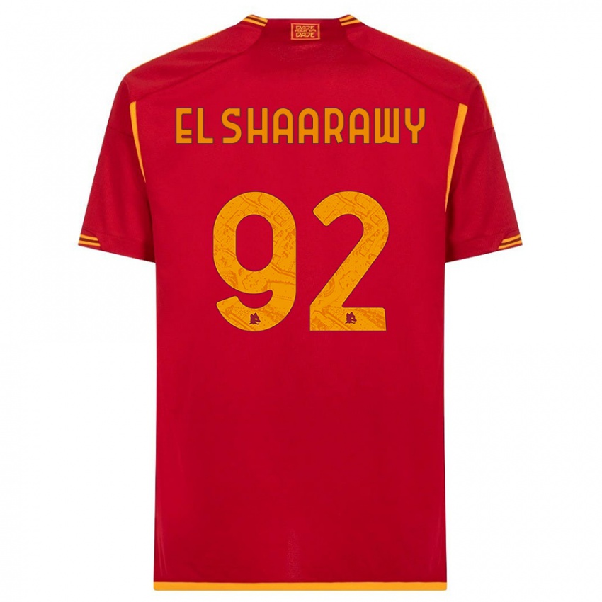 Dámské Stephan El Shaarawy #92 Červené Domů Hráčské Dresy 2023/24 Dres