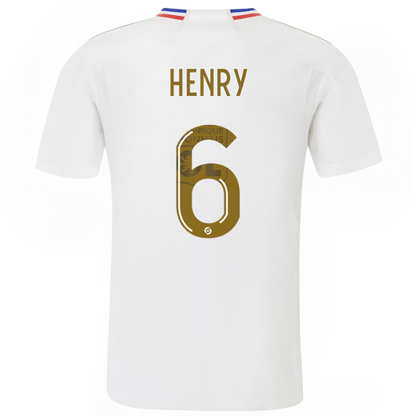 Dámské Amandine Henry #6 Bílý Domů Hráčské Dresy 2023/24 Dres