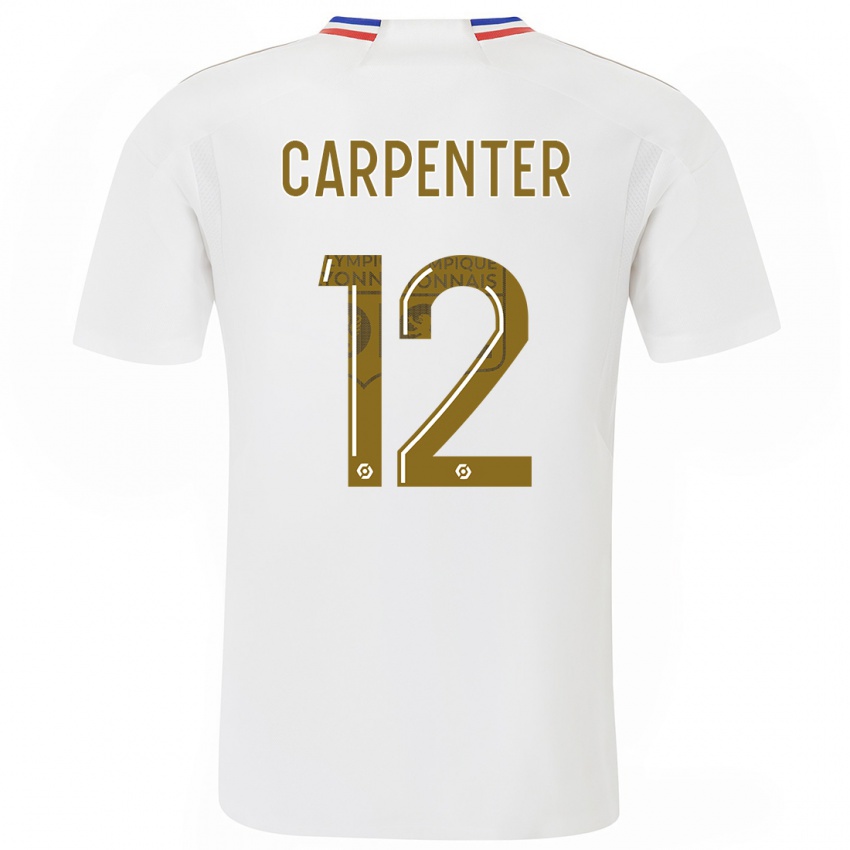 Dámské Ellie Carpenter #12 Bílý Domů Hráčské Dresy 2023/24 Dres