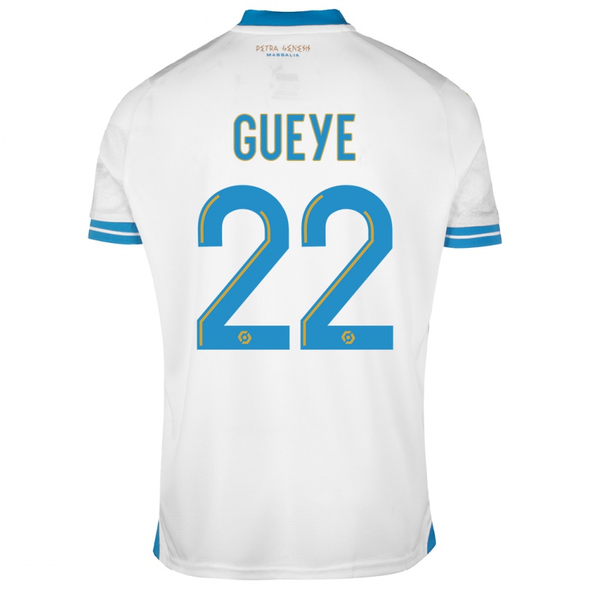Dámské Pape Gueye #22 Bílý Domů Hráčské Dresy 2023/24 Dres