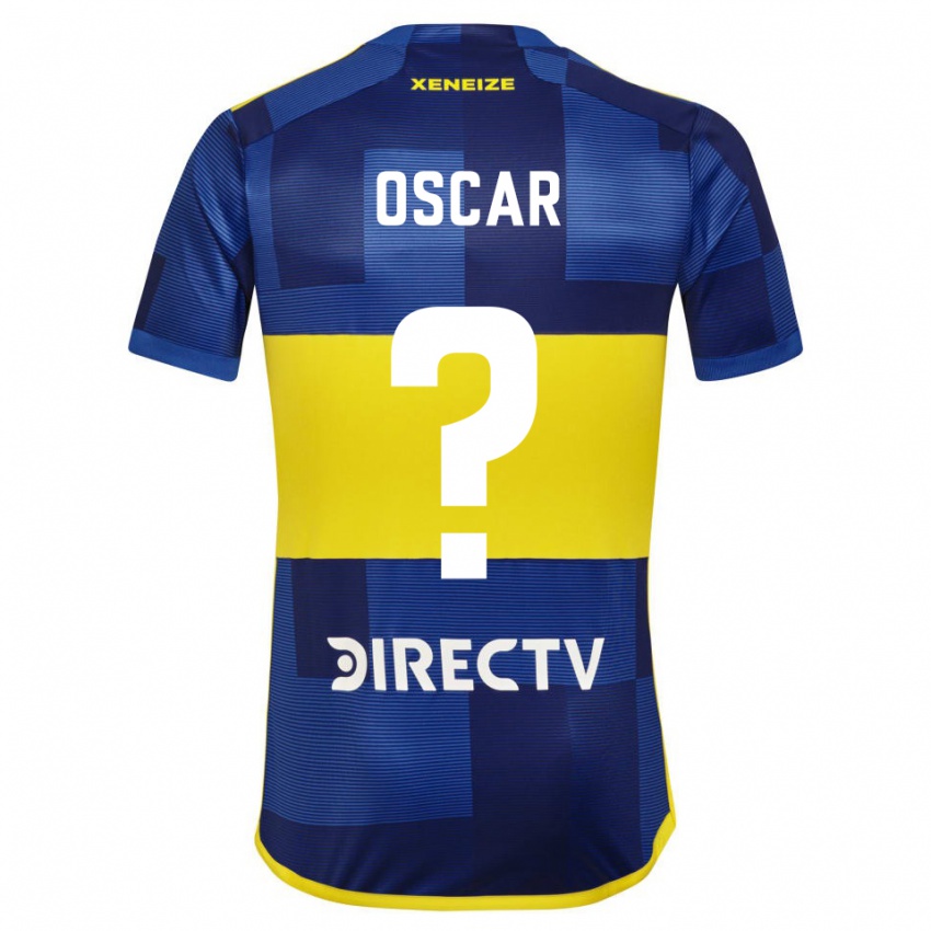 Dámské Oscar Romero #0 Tmavě Modrá Žlutá Domů Hráčské Dresy 2023/24 Dres