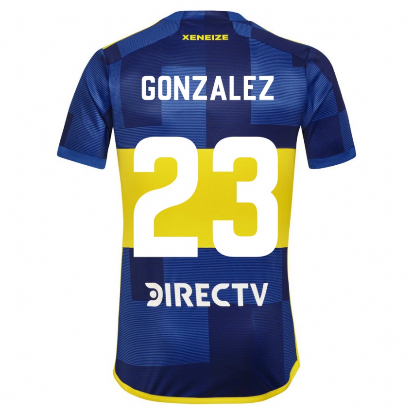Dámské Diego Gonzalez #23 Tmavě Modrá Žlutá Domů Hráčské Dresy 2023/24 Dres