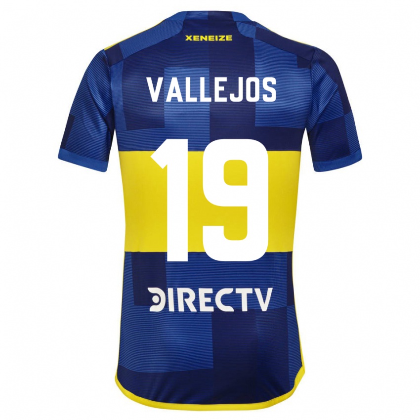 Dámské Fabiana Vallejos #19 Tmavě Modrá Žlutá Domů Hráčské Dresy 2023/24 Dres