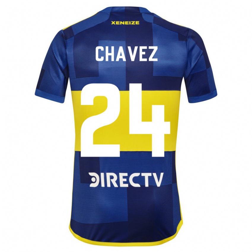 Dámské Gabriela Chavez #24 Tmavě Modrá Žlutá Domů Hráčské Dresy 2023/24 Dres
