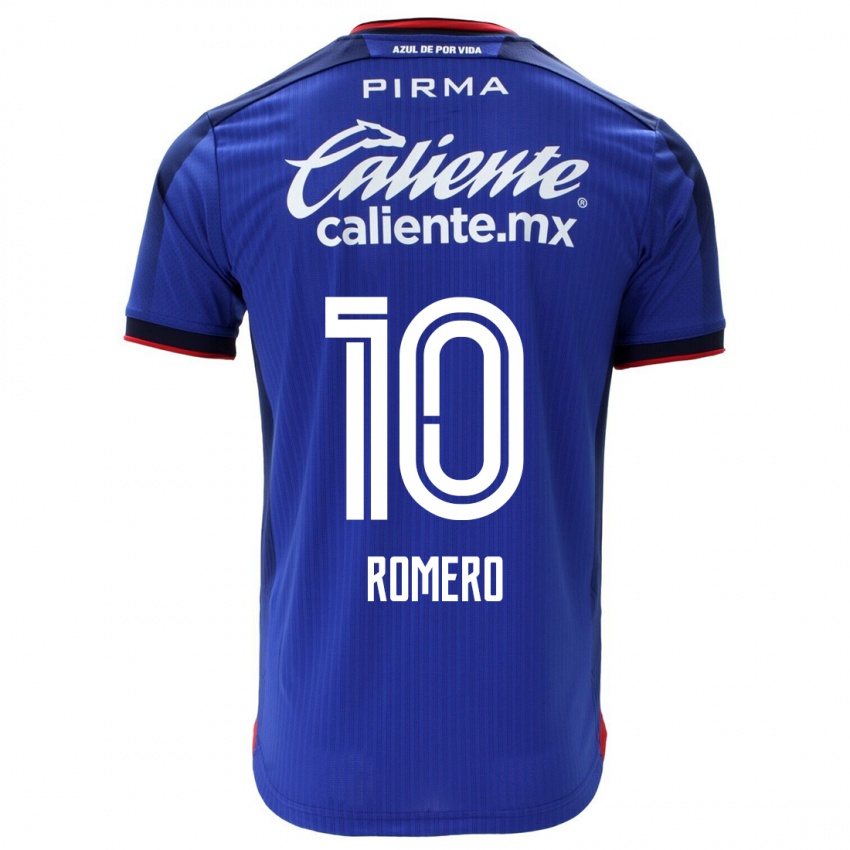 Dámské Angel Romero #10 Modrý Domů Hráčské Dresy 2023/24 Dres