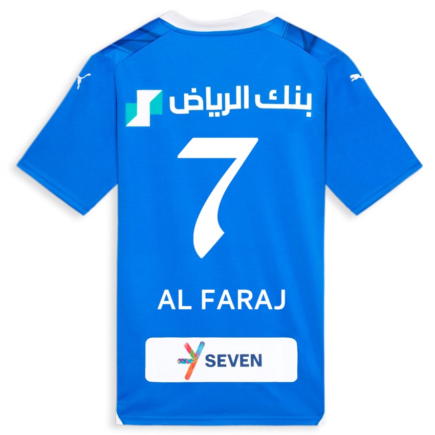 Dámské Salman Al-Faraj #7 Modrý Domů Hráčské Dresy 2023/24 Dres