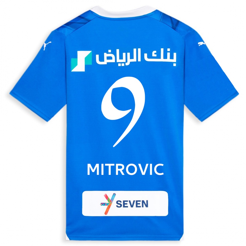 Dámské Aleksandar Mitrovic #9 Modrý Domů Hráčské Dresy 2023/24 Dres