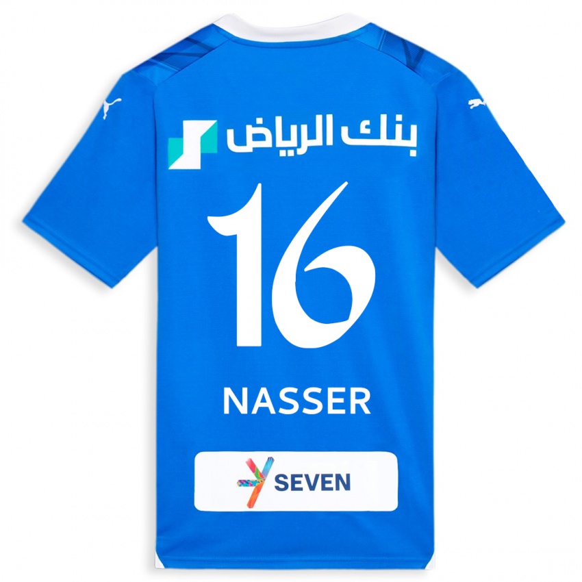 Dámské Nasser Al-Dawsari #16 Modrý Domů Hráčské Dresy 2023/24 Dres