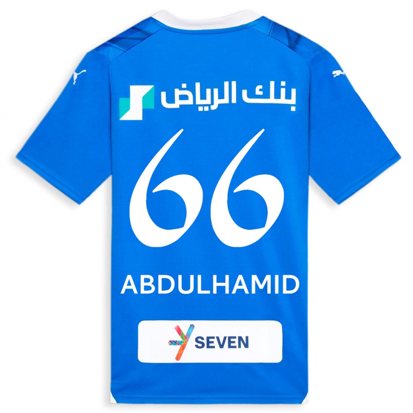 Dámské Saud Abdulhamid #66 Modrý Domů Hráčské Dresy 2023/24 Dres