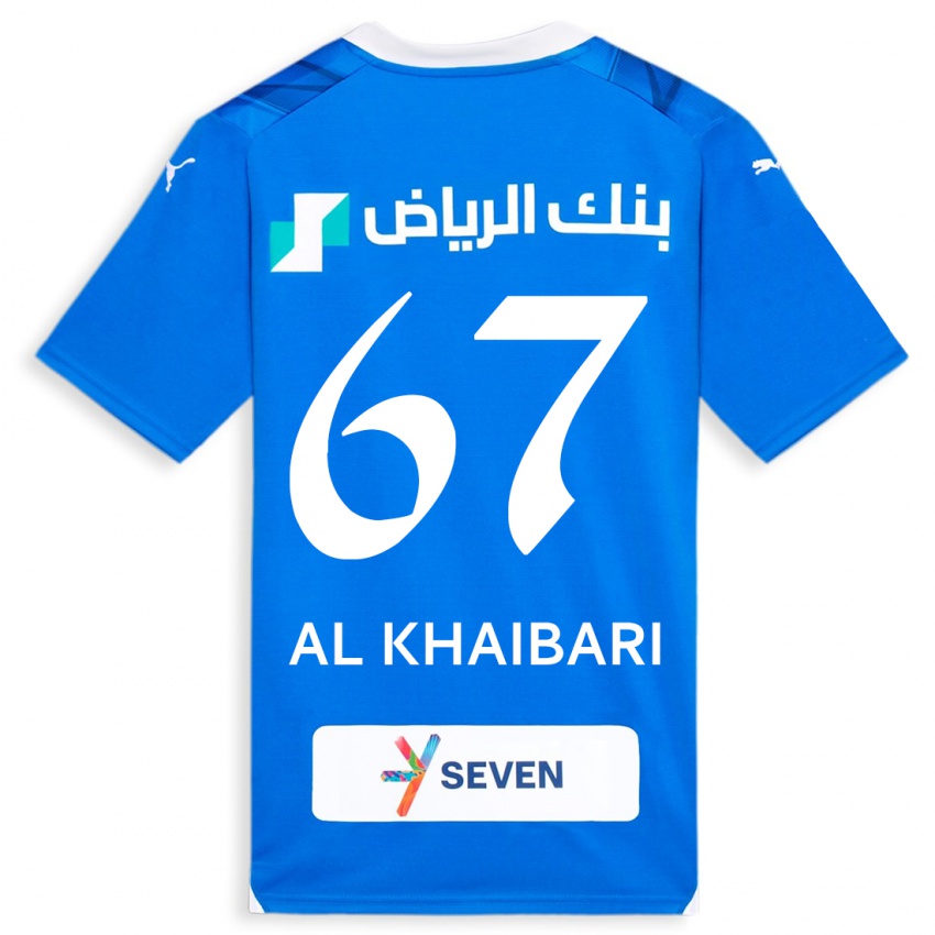 Dámské Mohammed Al-Khaibari #67 Modrý Domů Hráčské Dresy 2023/24 Dres