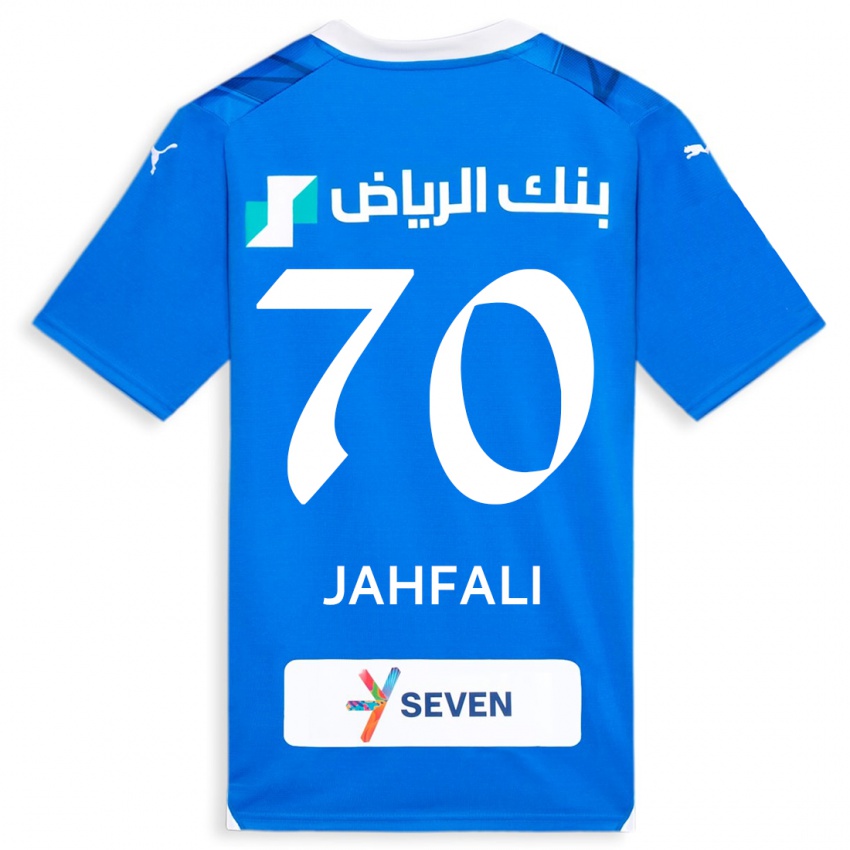 Dámské Mohammed Jahfali #70 Modrý Domů Hráčské Dresy 2023/24 Dres