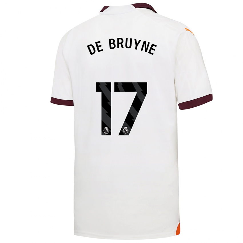 Dámské Kevin De Bruyne #17 Bílý Daleko Hráčské Dresy 2023/24 Dres