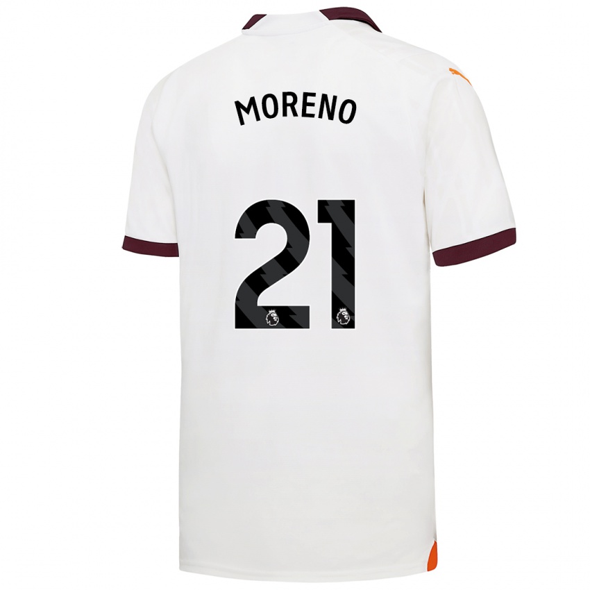 Dámské Marlos Moreno #21 Bílý Daleko Hráčské Dresy 2023/24 Dres