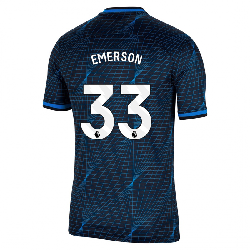 Dámské Emerson #33 Tmavě Modrá Daleko Hráčské Dresy 2023/24 Dres