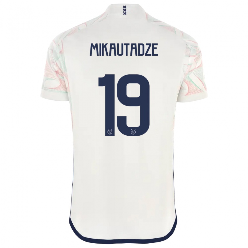 Dámské Georges Mikautadze #19 Bílý Daleko Hráčské Dresy 2023/24 Dres