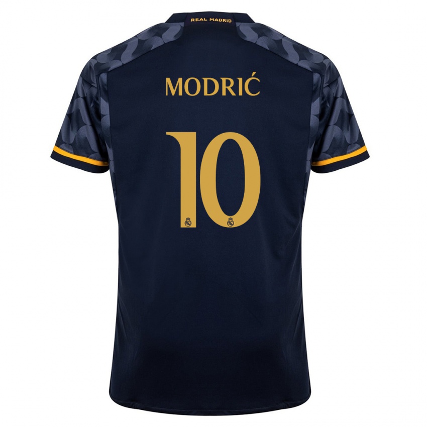 Dámské Luka Modric #10 Tmavě Modrá Daleko Hráčské Dresy 2023/24 Dres