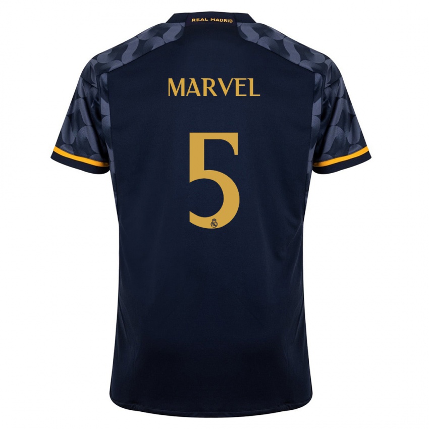 Dámské Marvel #5 Tmavě Modrá Daleko Hráčské Dresy 2023/24 Dres