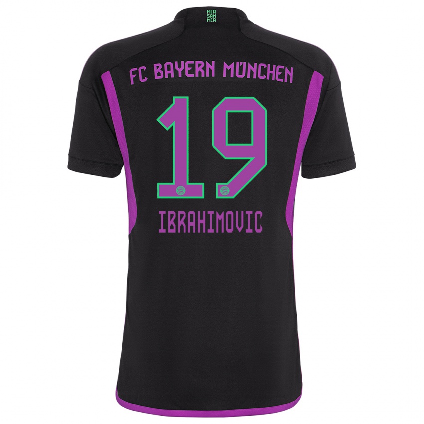 Dámské Arijon Ibrahimovic #19 Černá Daleko Hráčské Dresy 2023/24 Dres