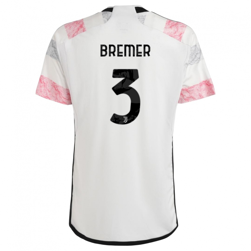 Dámské Bremer #3 Bílá Růžová Daleko Hráčské Dresy 2023/24 Dres