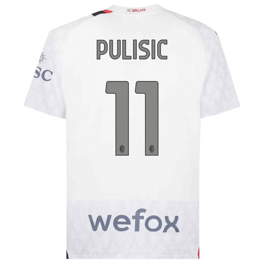 Dámské Christian Pulisic #11 Bílý Daleko Hráčské Dresy 2023/24 Dres