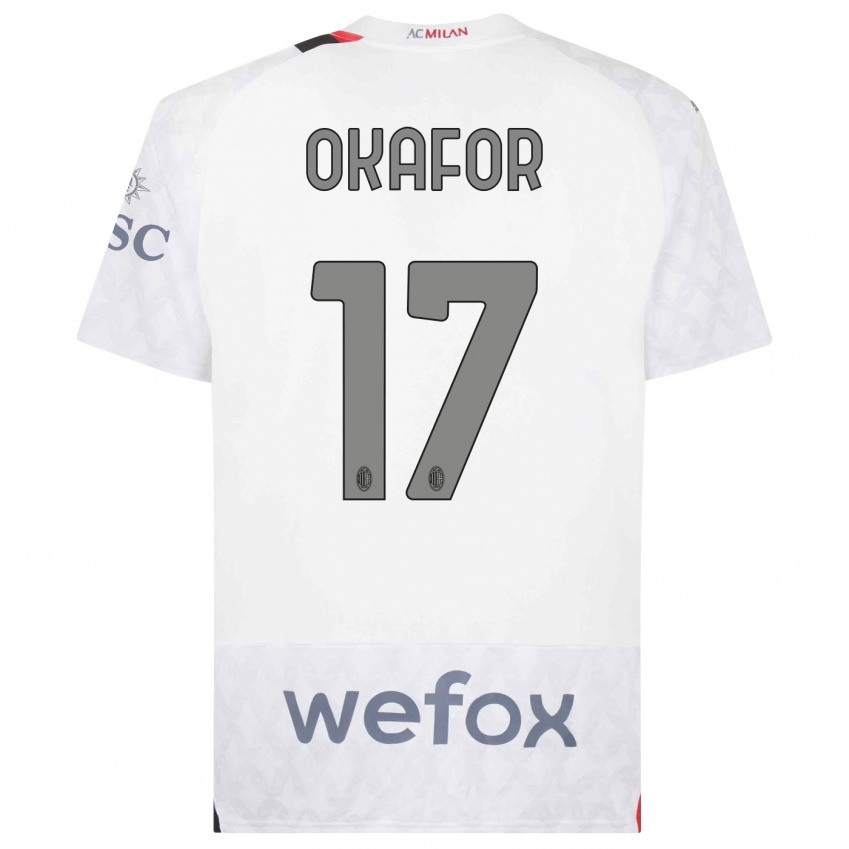 Dámské Noah Okafor #17 Bílý Daleko Hráčské Dresy 2023/24 Dres