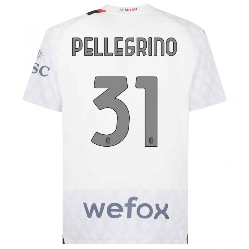 Dámské Marco Pellegrino #31 Bílý Daleko Hráčské Dresy 2023/24 Dres